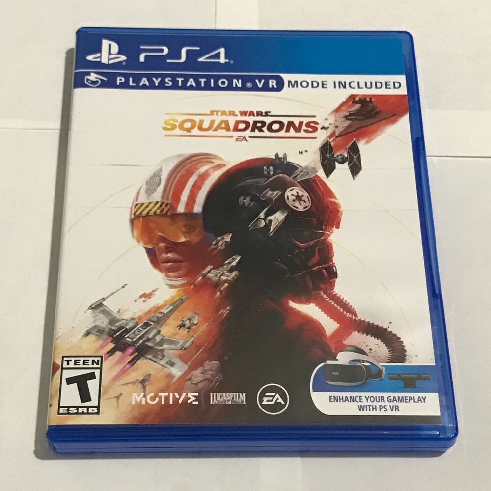 Star Wars Squadrons (Sony PlayStation 4, 2020) PS4 CIB Complete w/Manual Tested
